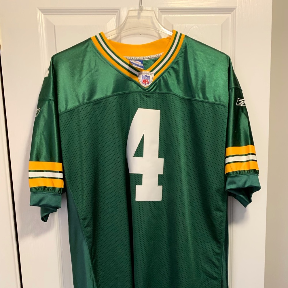 Bret Favre - 4  -jersey- Reebok-players inc-Size 52